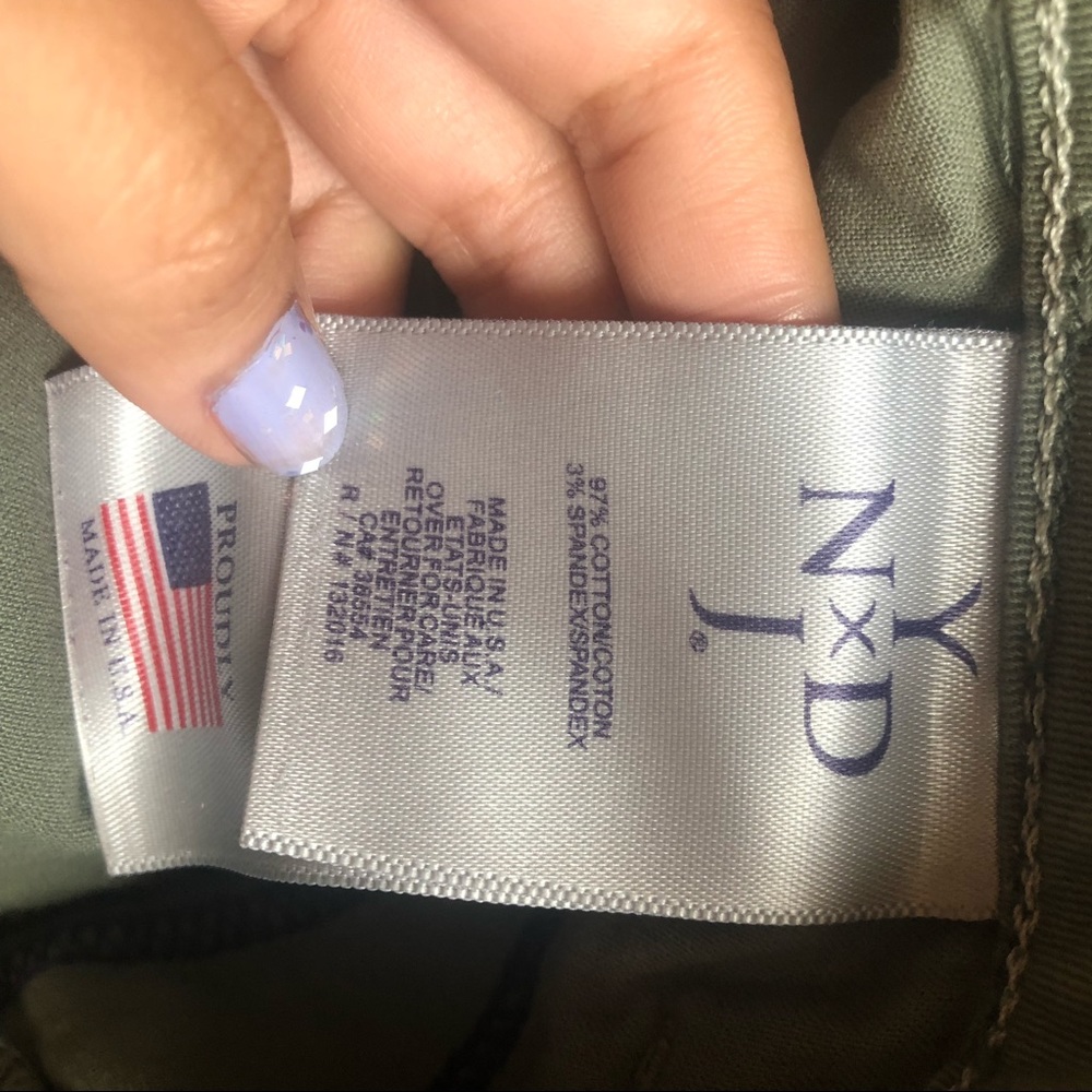 NYDJ olive denim legging - Picture 5 of 6